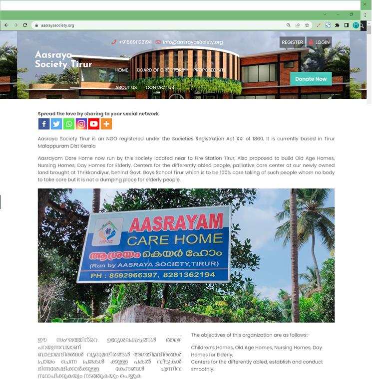 Aasraya Society Tirur